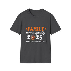 Family Thanksgiving 2025 Turkey Thanksgiving Matching  Unisex T-Shirt