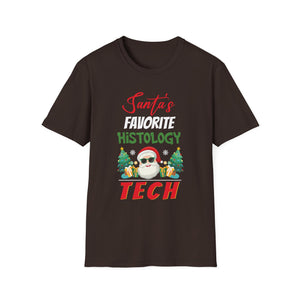 Xmas Tree Santas Favorite Histology Tech Christmas Pajamas Unisex T-Shirt