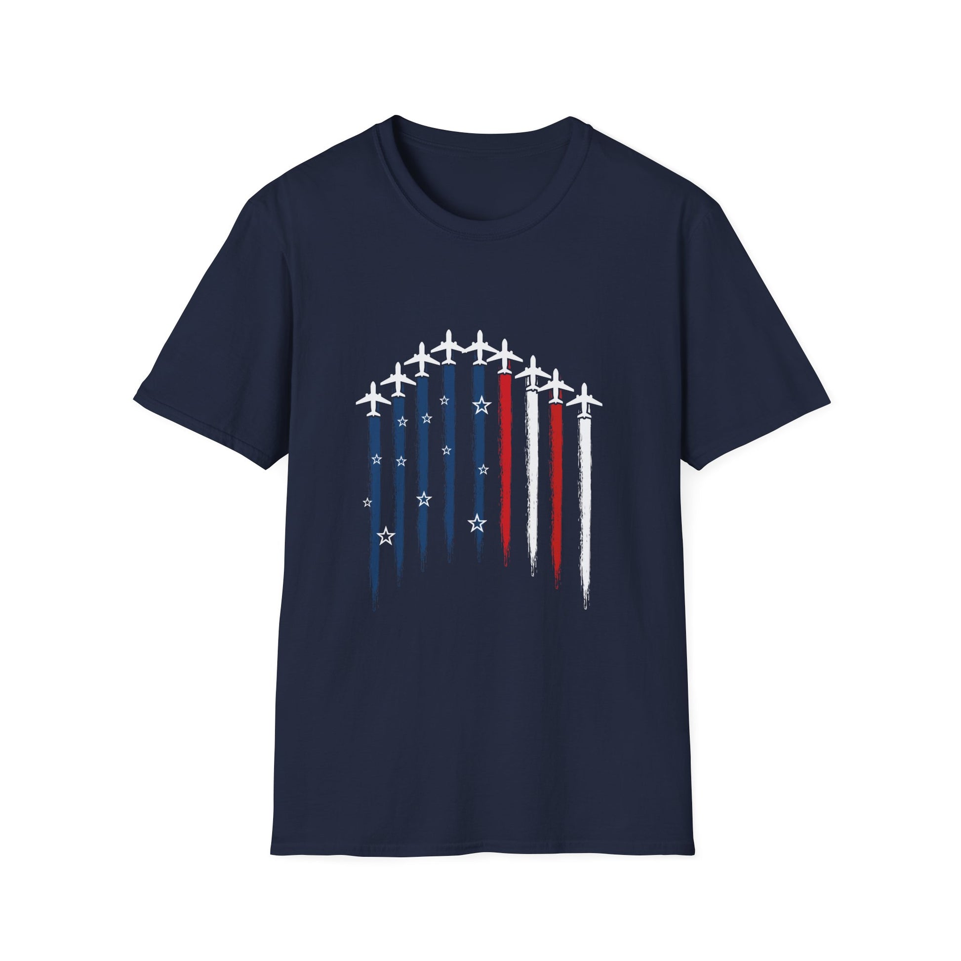 Patriotic Airplane Flag T-Shirt