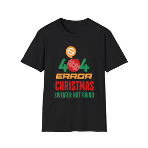 Anti Christmas Ugly Christmas 404 Error Christmas Unisex T-Shirt