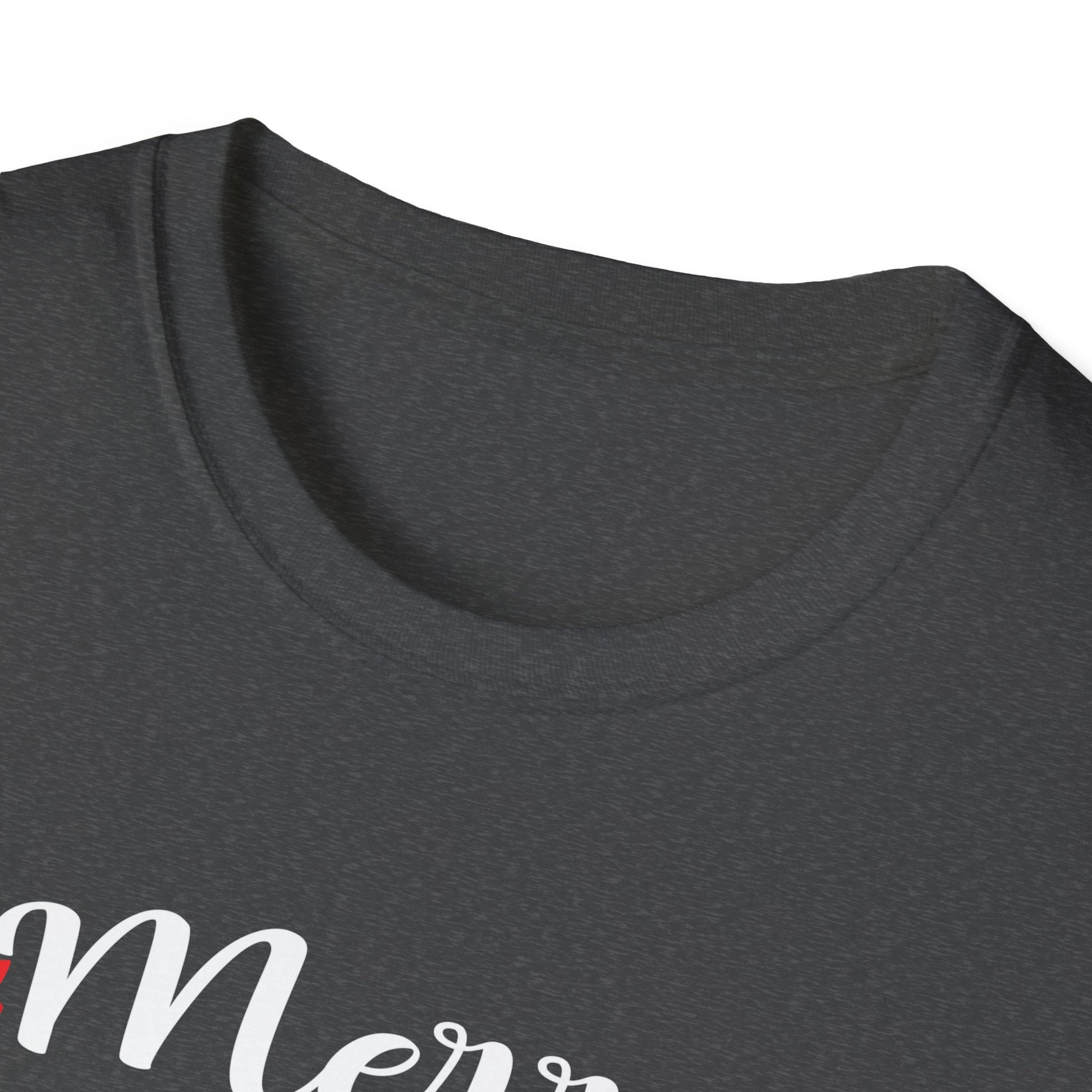 Miniature Schnauzer Merry Woofmas Christmas Dog Gift Unisex Softstyle T-Shirt