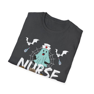 Cute Halloween Nurse Nursing Zombie Halloween Pattern TeeUnisex Softstyle T-Shirt