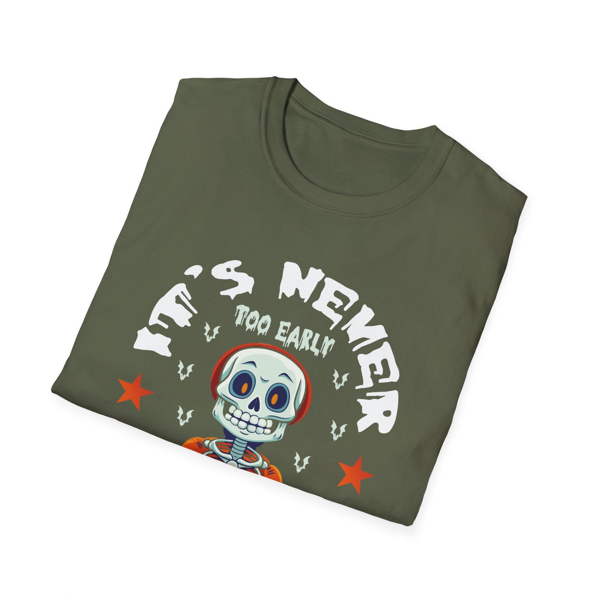 It's never too early for halloween Halloween Fun Halloween TeeUnisex Softstyle T-Shirt
