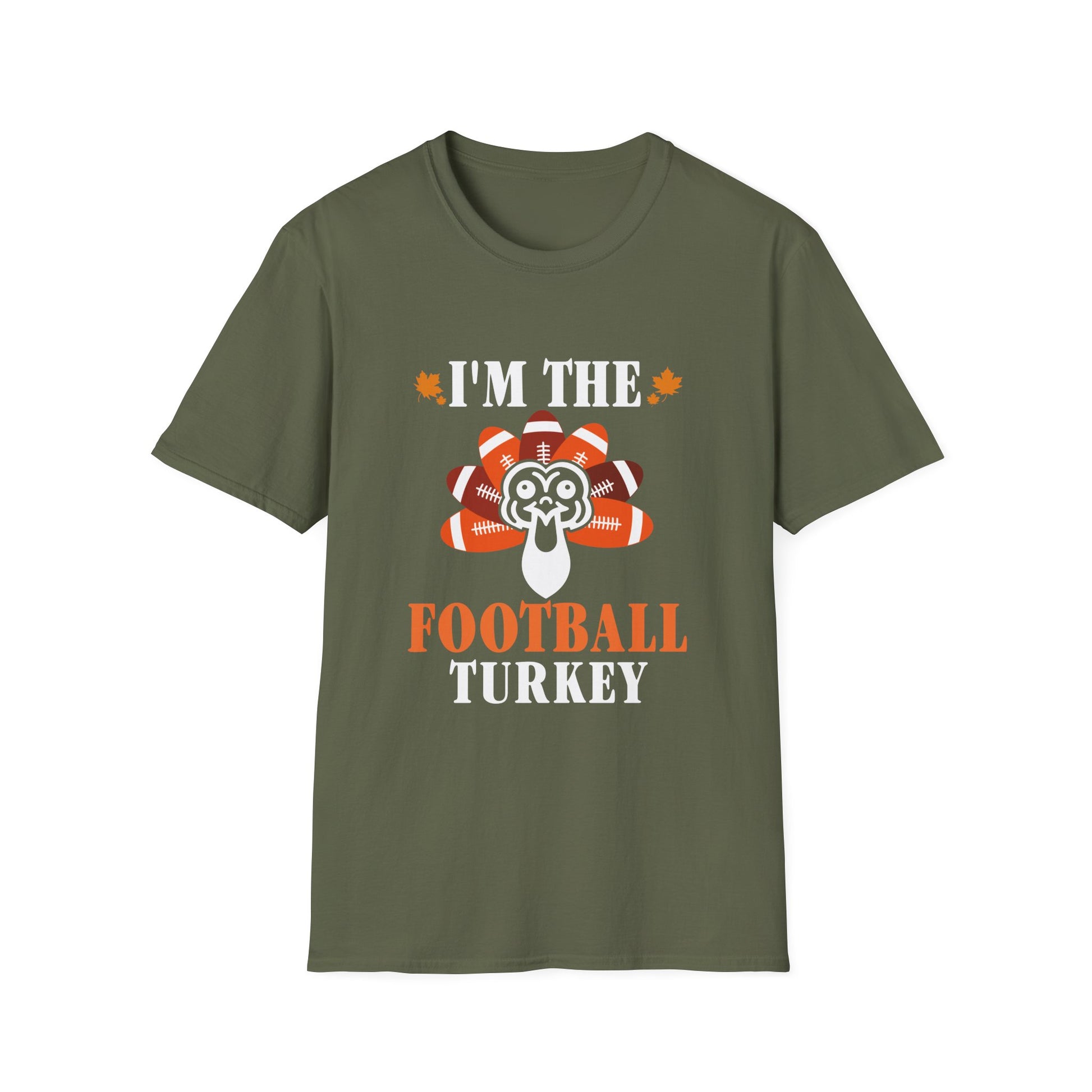 I'm The Football Turkey T-Shirt — Funny Thanksgiving Football Tee