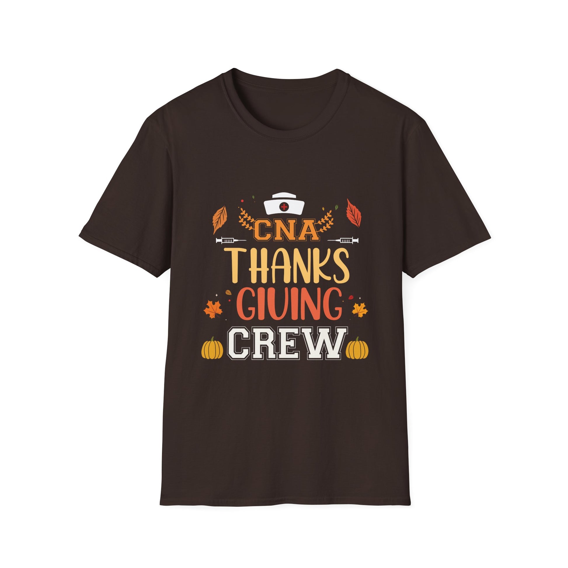 CNA Thanksgiving Crew T-Shirt — Nurse Thanksgiving Fall Graphic Tee  Unisex T-Shirt