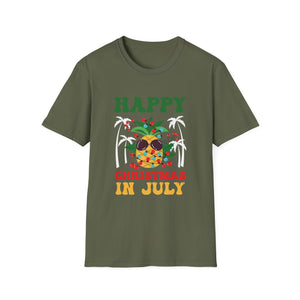 Christmas In July Happy Christmas In July Unisex T-Shirt