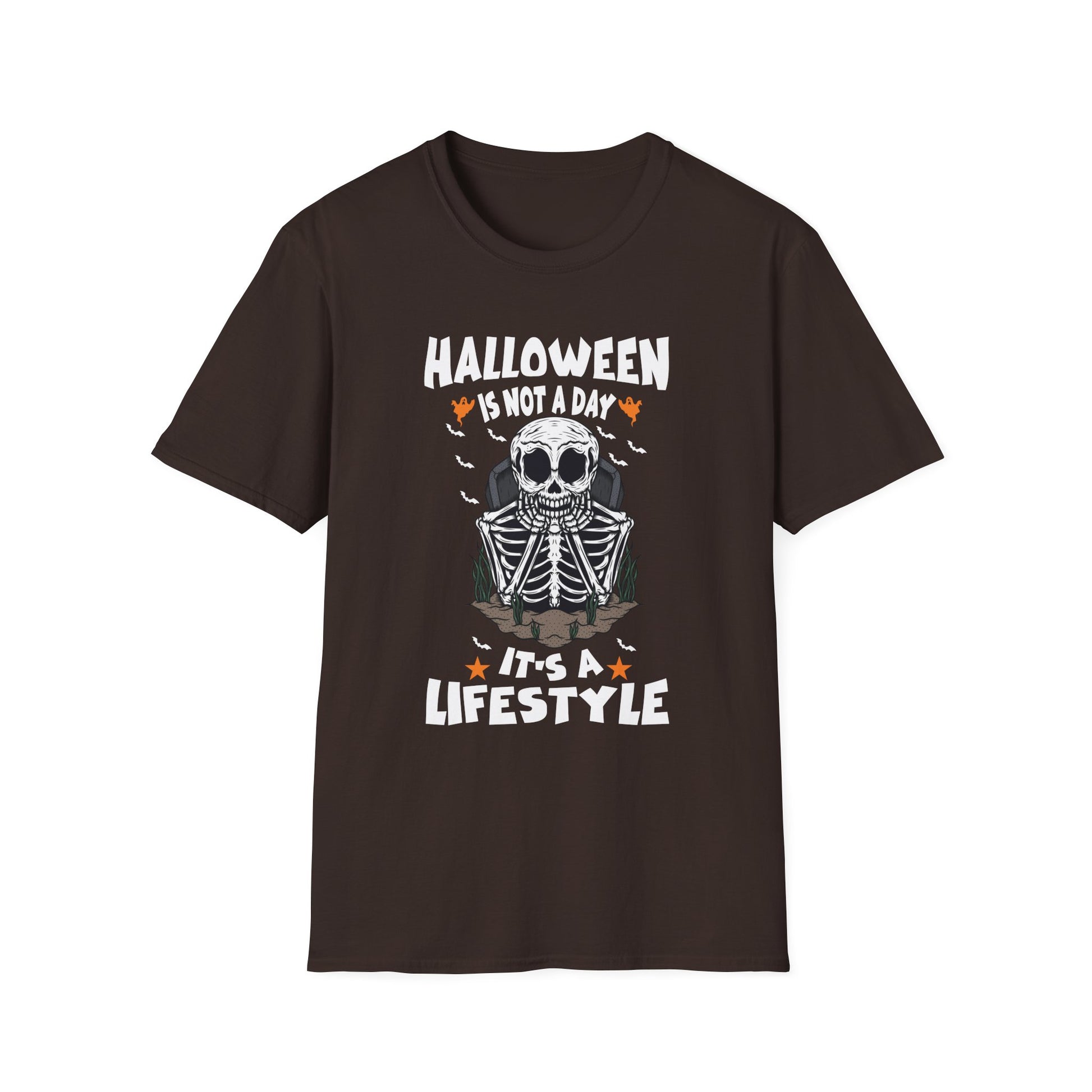 Halloween Is Not A Day It's A Lifestyle T-Shirt — Skeleton Halloween Tee