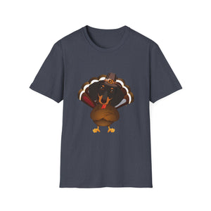 Thankful Turkey T-Shirt – Cute Pilgrim Turkey Thanksgiving Tee  Unisex T-Shirt
