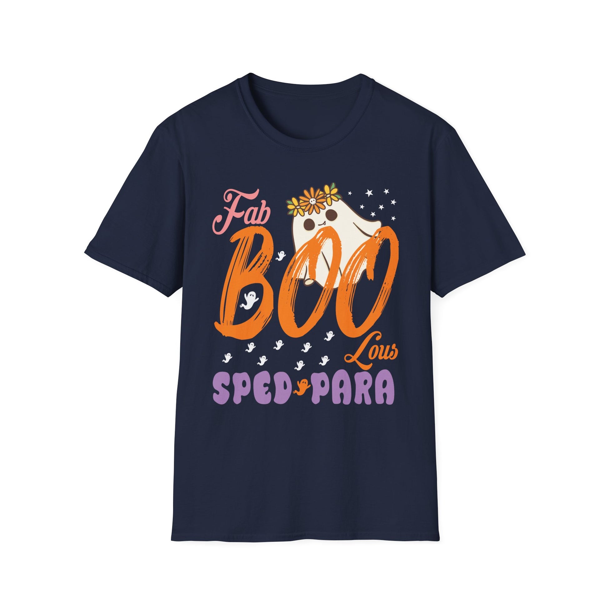 Fab BOO-lous Sped Para T-Shirt — Halloween Ghost Special Education Teacher Tee
