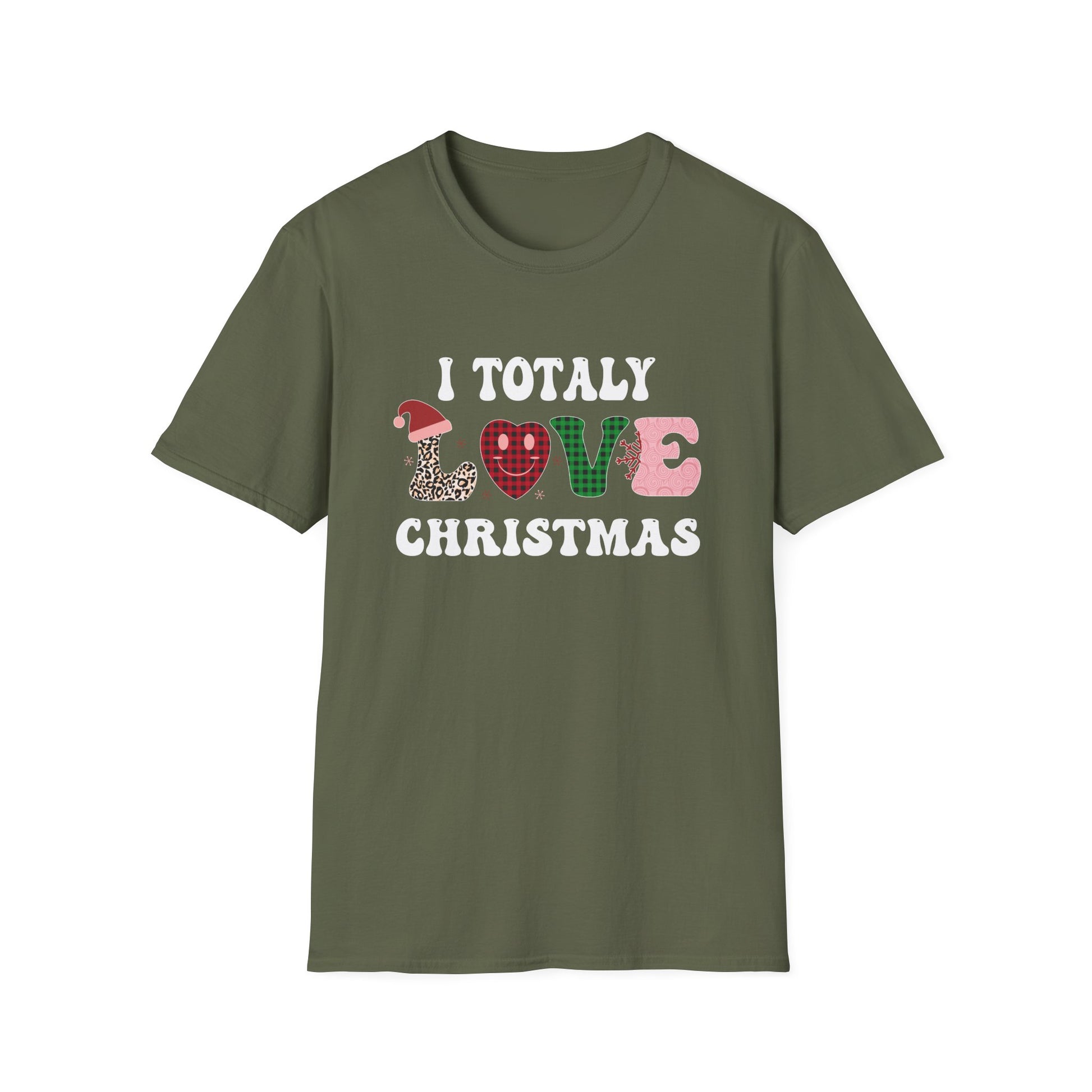 I Totally Love Christmas T-Shirt — Festive Holiday Graphic Tee