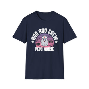 Boo Boo Crew Peds Nurse T-Shirt — Halloween Pediatric Nurse Tee