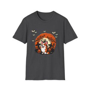 Funny Halloween Dog tee Corgi Halloween Tee
