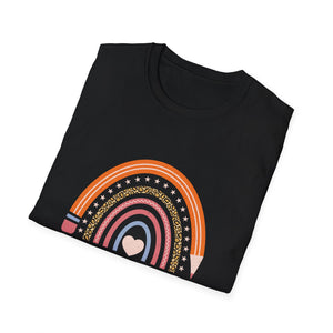 Rock the Test T-Shirt – Rainbow Teacher Appreciation / Test Day Motivational Tee