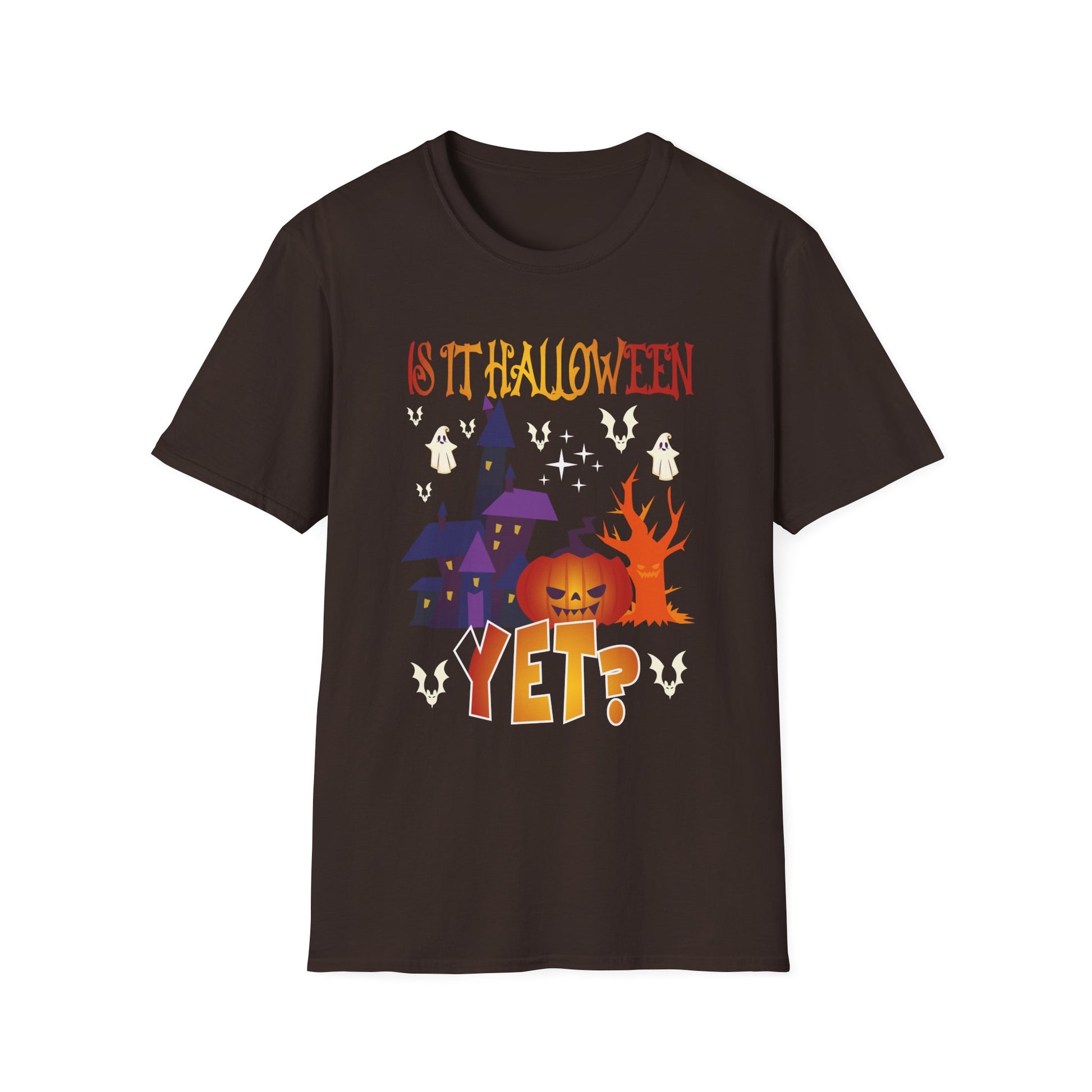 Is It Halloween Yet Halfway to Halloween Tee Unisex Softstyle T-Shirt