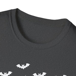 Spiderweb & Bats T-Shirt — Halloween Spider Tee