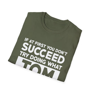 TOM Gift Name Personalized Birthday Funny Christmas Joke T-Shirt