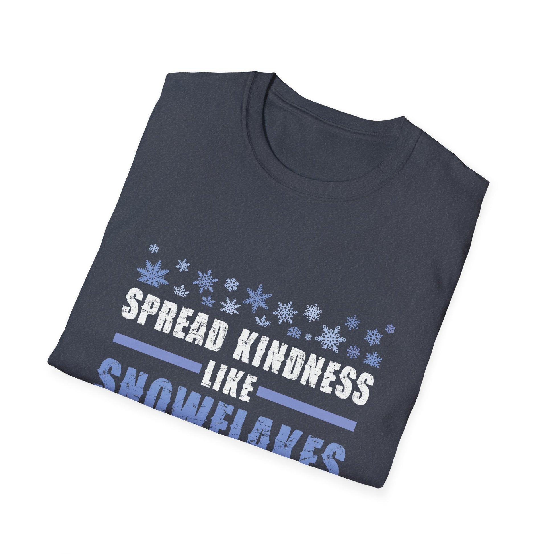 Xmas Themed Spread Kindness Like Snowflakes Merry Christmas T-Shirt