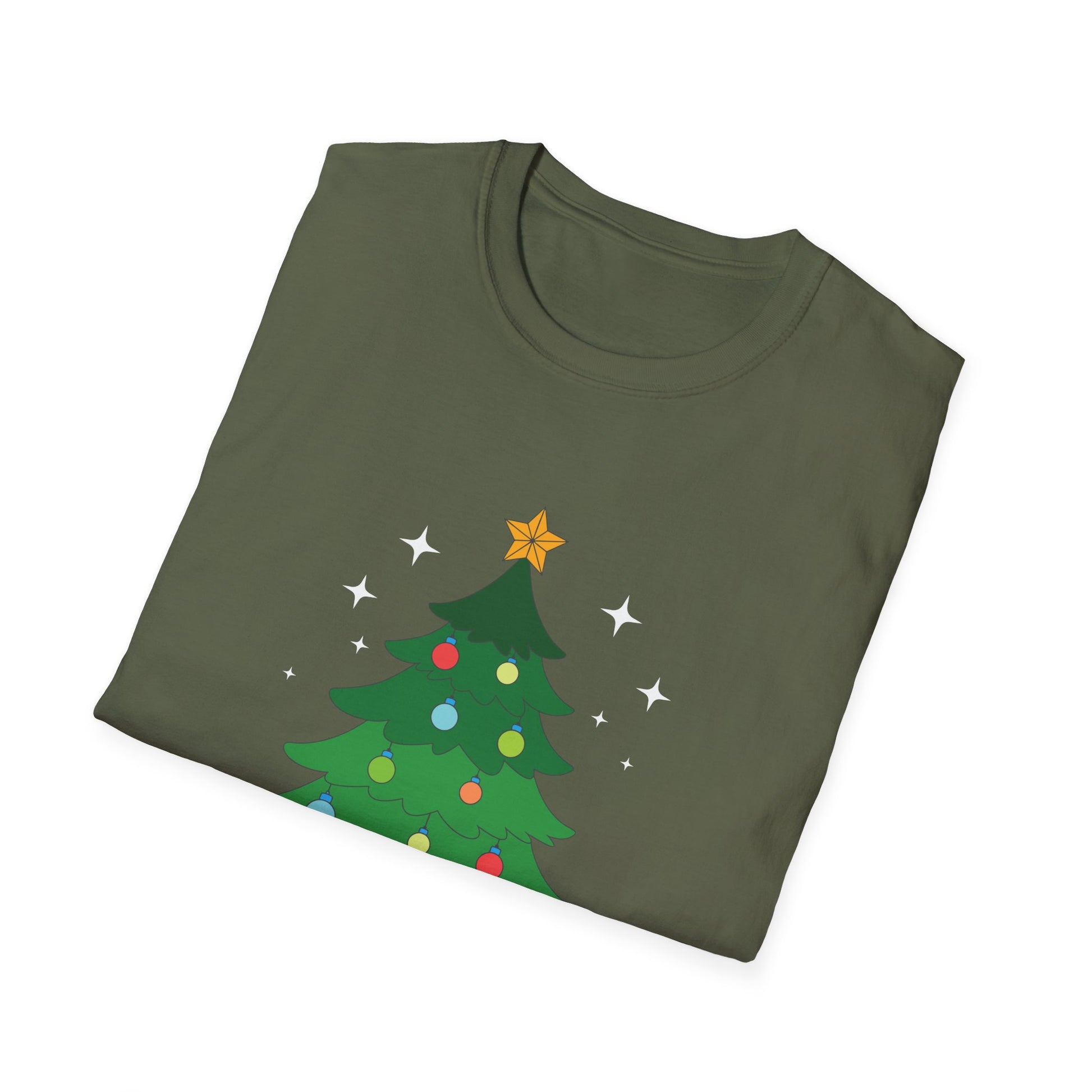 Christmas Tree T‑Shirt — "Merry Christmas" Holiday Tee