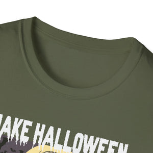 Funny Trump Halloween MAKE HALLOWEEN SCARY AGAIN Unisex Softstyle T-Shirt