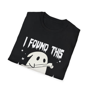 I Found This Humerus Pun Joke Humorous Halloween Costume Unisex T-Shirt