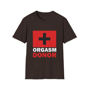 Orgasm Donor Funny Lazy Halloween Costume T-Shirt