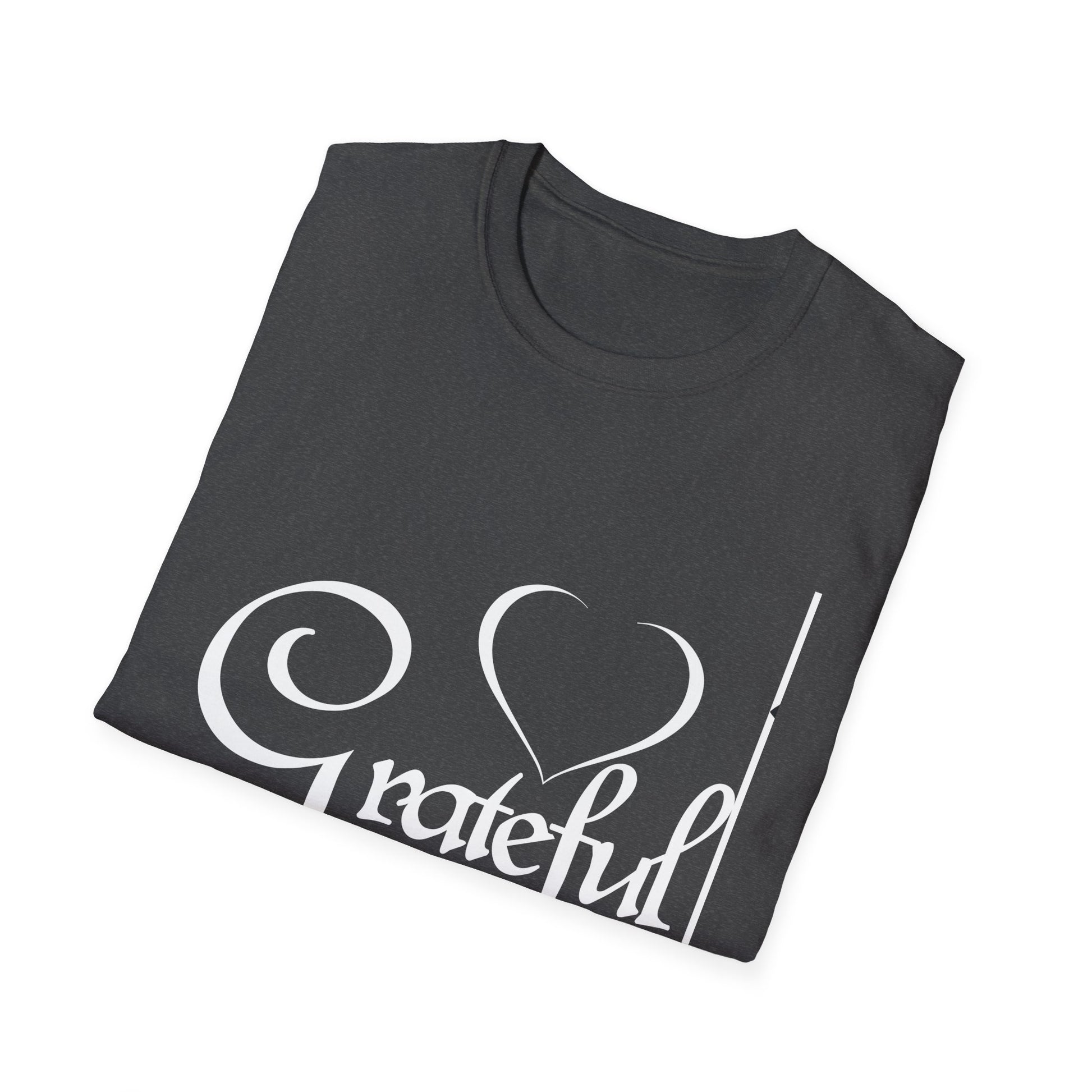 Grateful Heart T-Shirt — Inspirational Thankful Graphic Tee