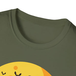 Cute Witch Unicorn Halloween Pumpkin Girls Women Halloween Tee
