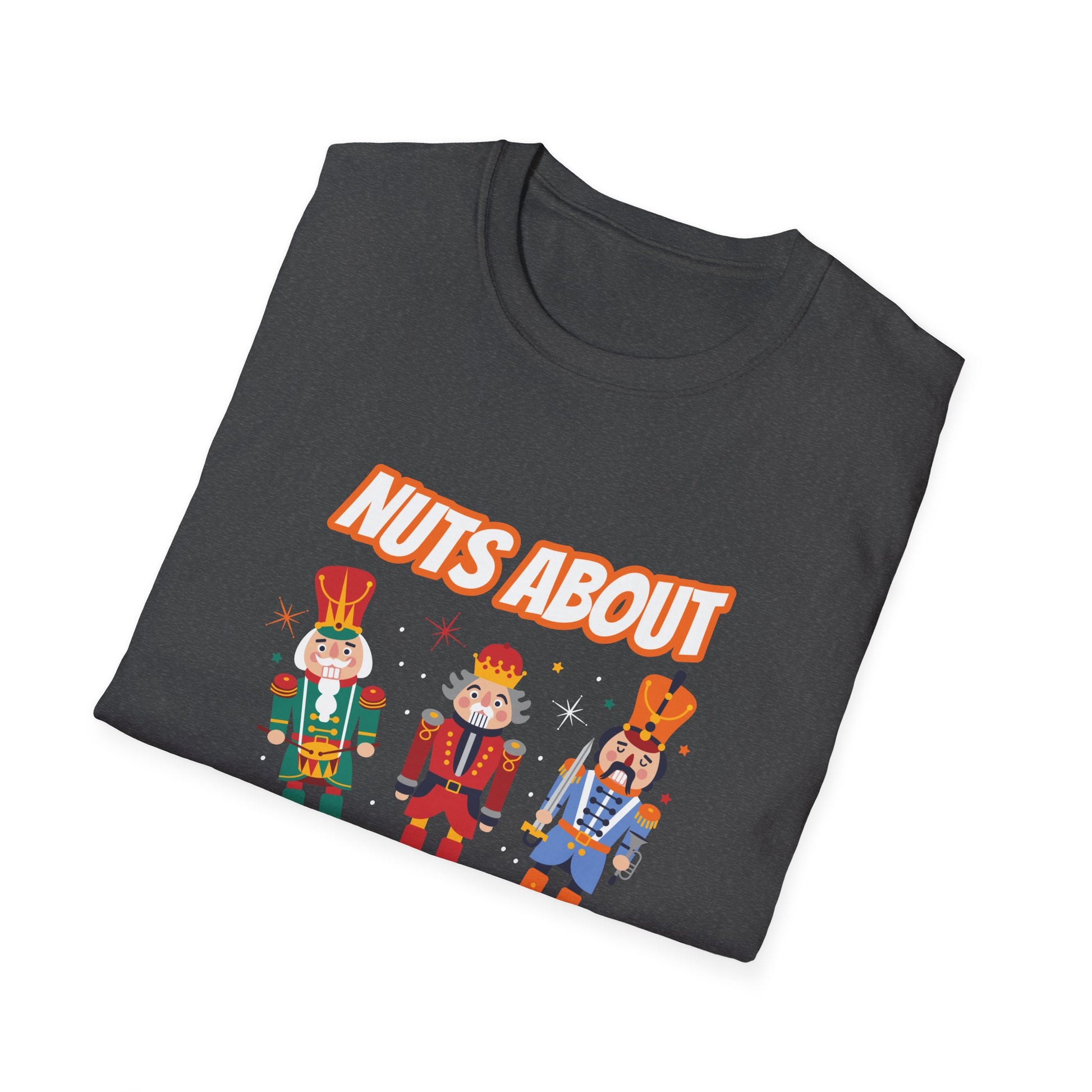 Christmas Nutcracker T-Shirt — "Nuts About Christmas" Holiday Tee