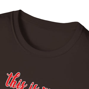 Tapir Christmas Tree Christmas Animal Gifts T-Shirt-productor-mockupUnisex Softstyle T-Shirt