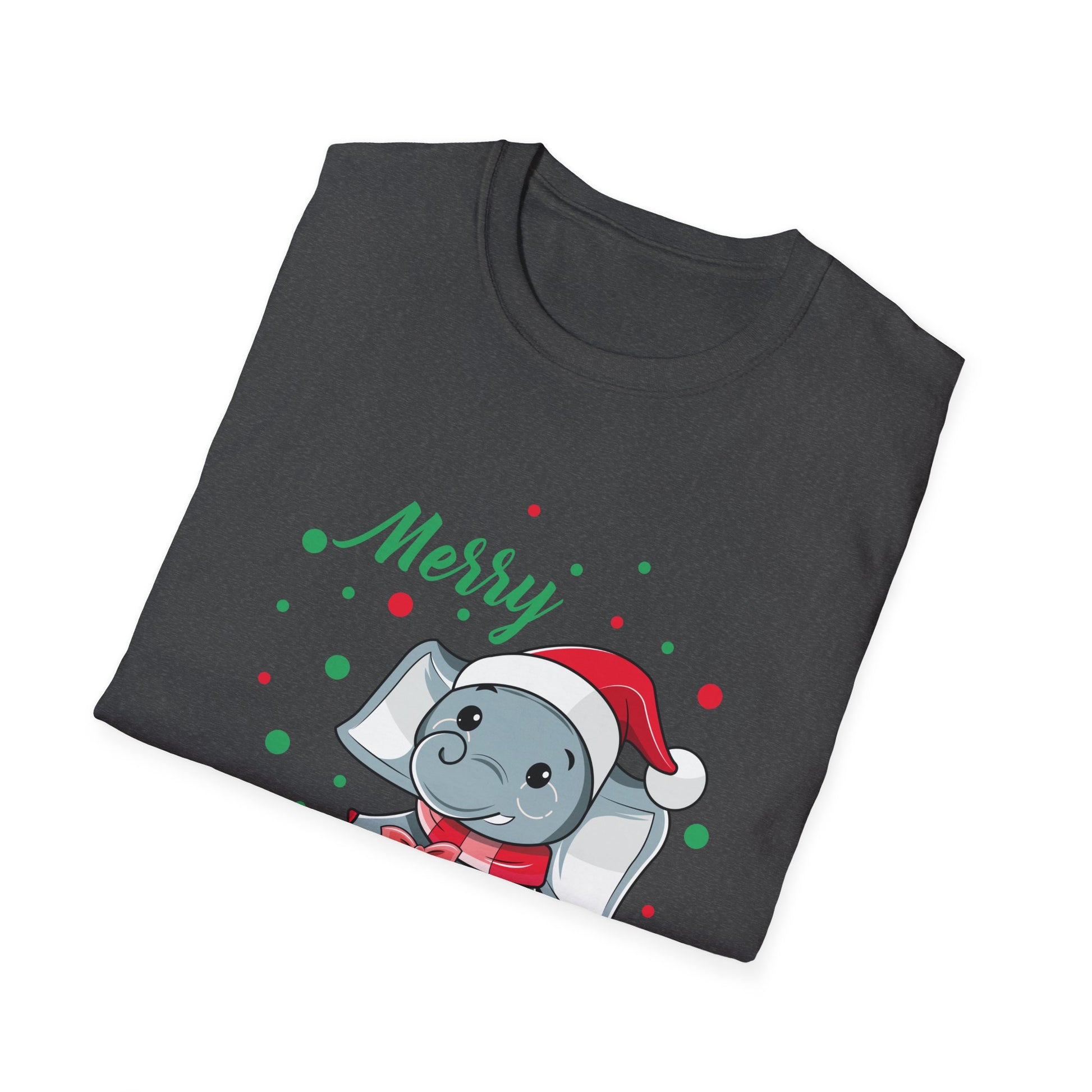 Christmas Elephant - Sweet Christmas Animals Unisex T-Shirt