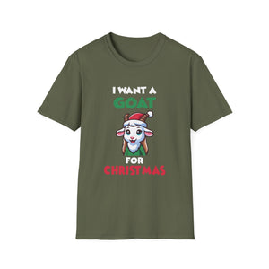 Christmas Goat Goats for All Christmas Goats Unisex T-Shirt