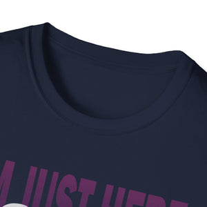 Just Here For The Boos Halloween Costume Funny Halloween TeeUnisex Softstyle T-Shirt