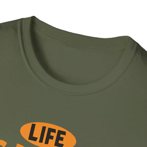 Life Is Better at the Beach T-Shirt — Retro Palm Tree Surf Cat Tee