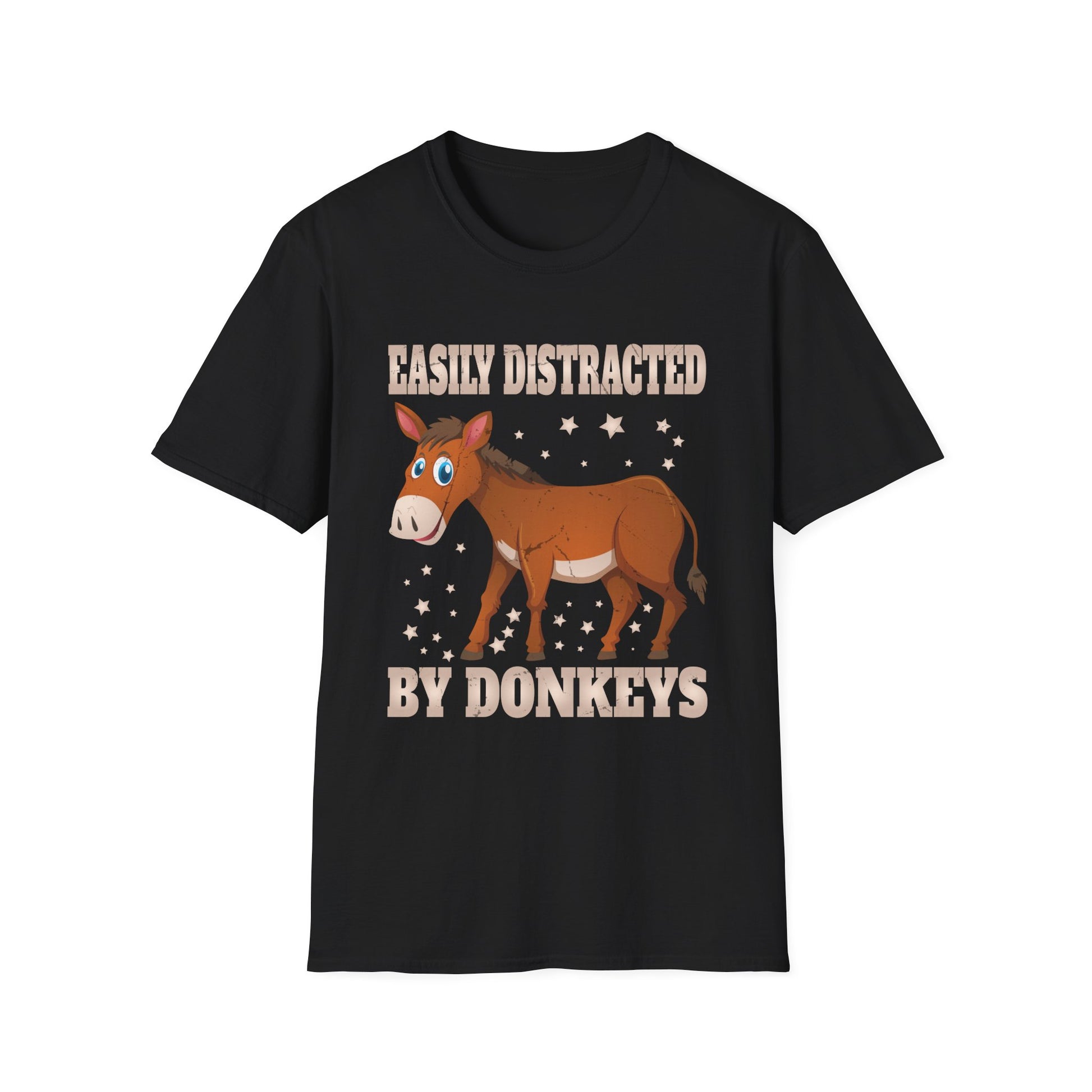 Easily Distracted by Donkeys Unisex T-Shirt