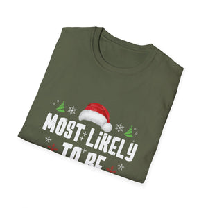 Most Likely To Be Santa_s Favorite Christmas Family Matching T-Shirt