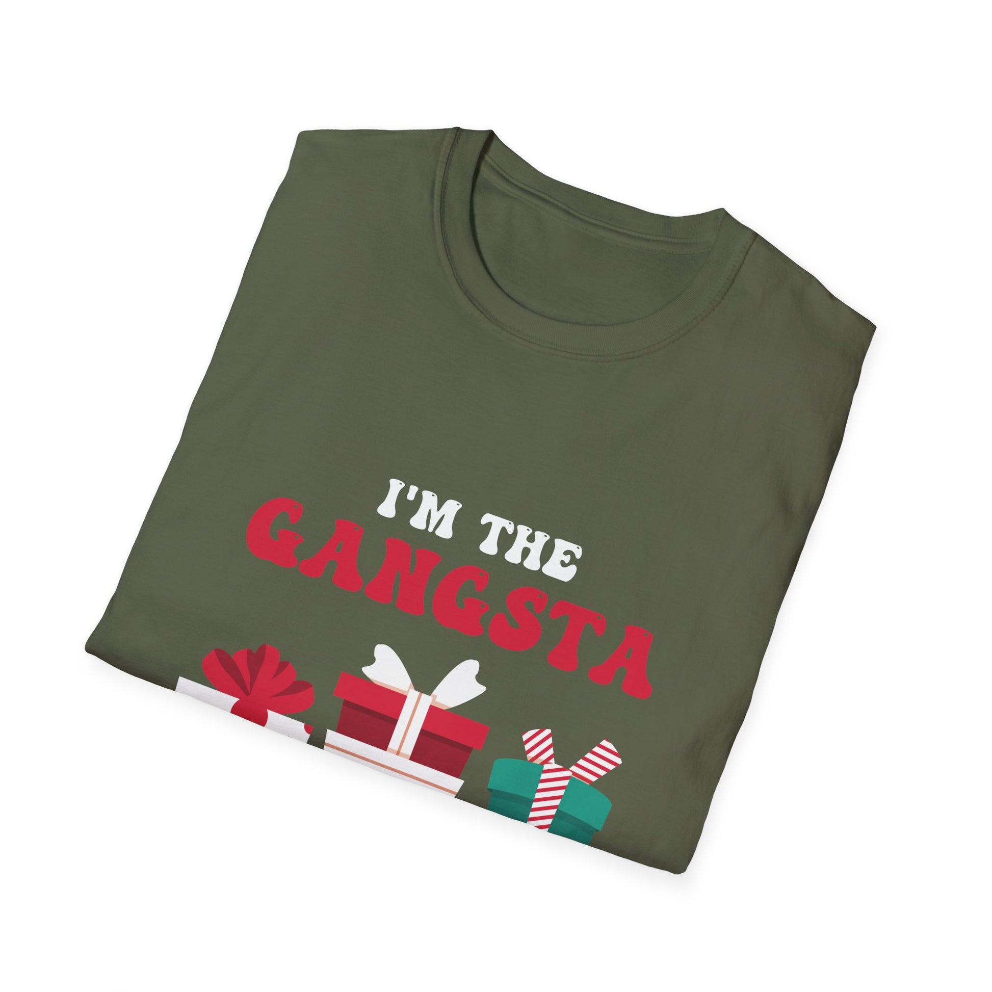 Christmas I_m The Gangsta Wrapper Christmas Unisex T-Shirt