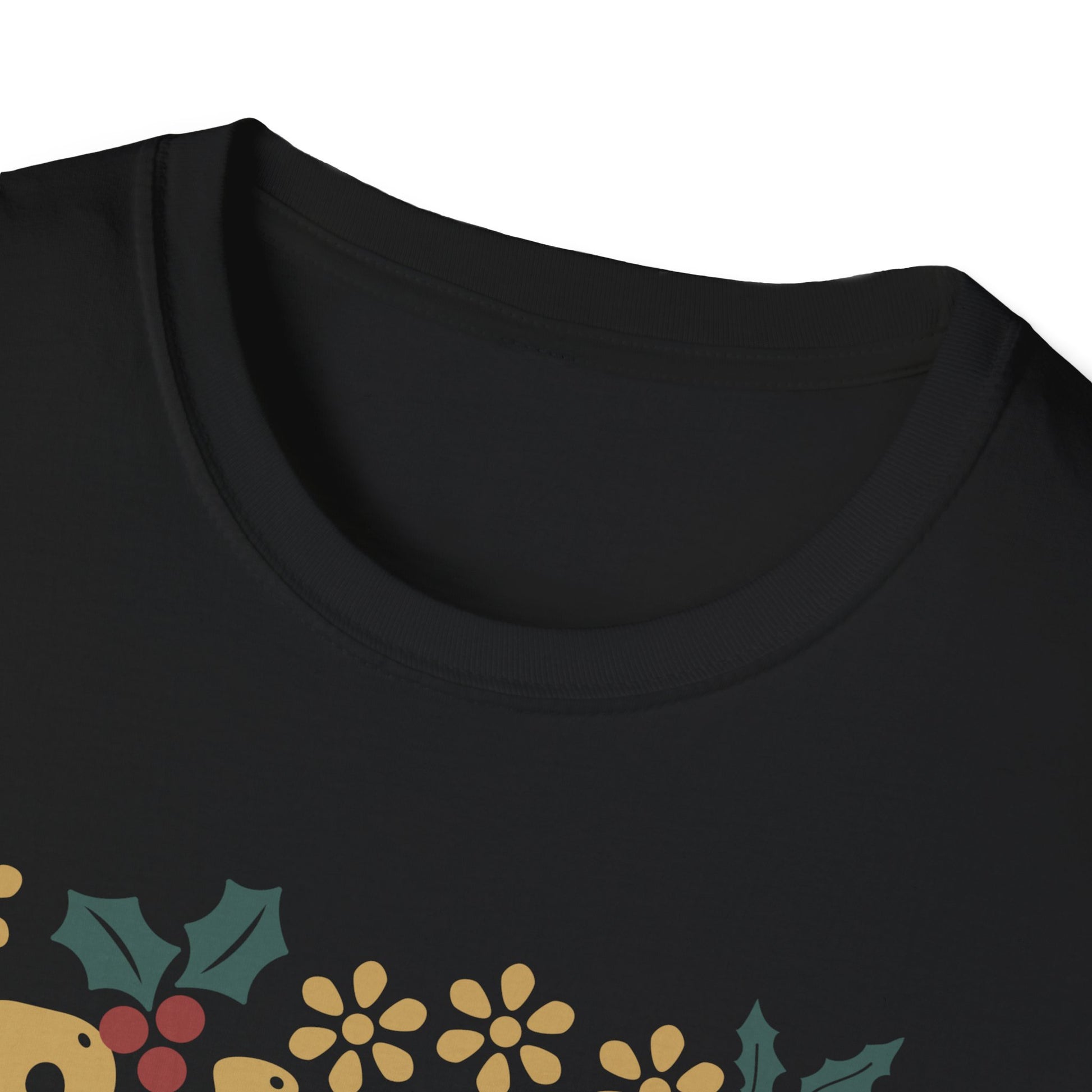 Grammy Floral T-Shirt — Vintage Poinsettia Gift for Grandmother (Christmas & Mother's Day)