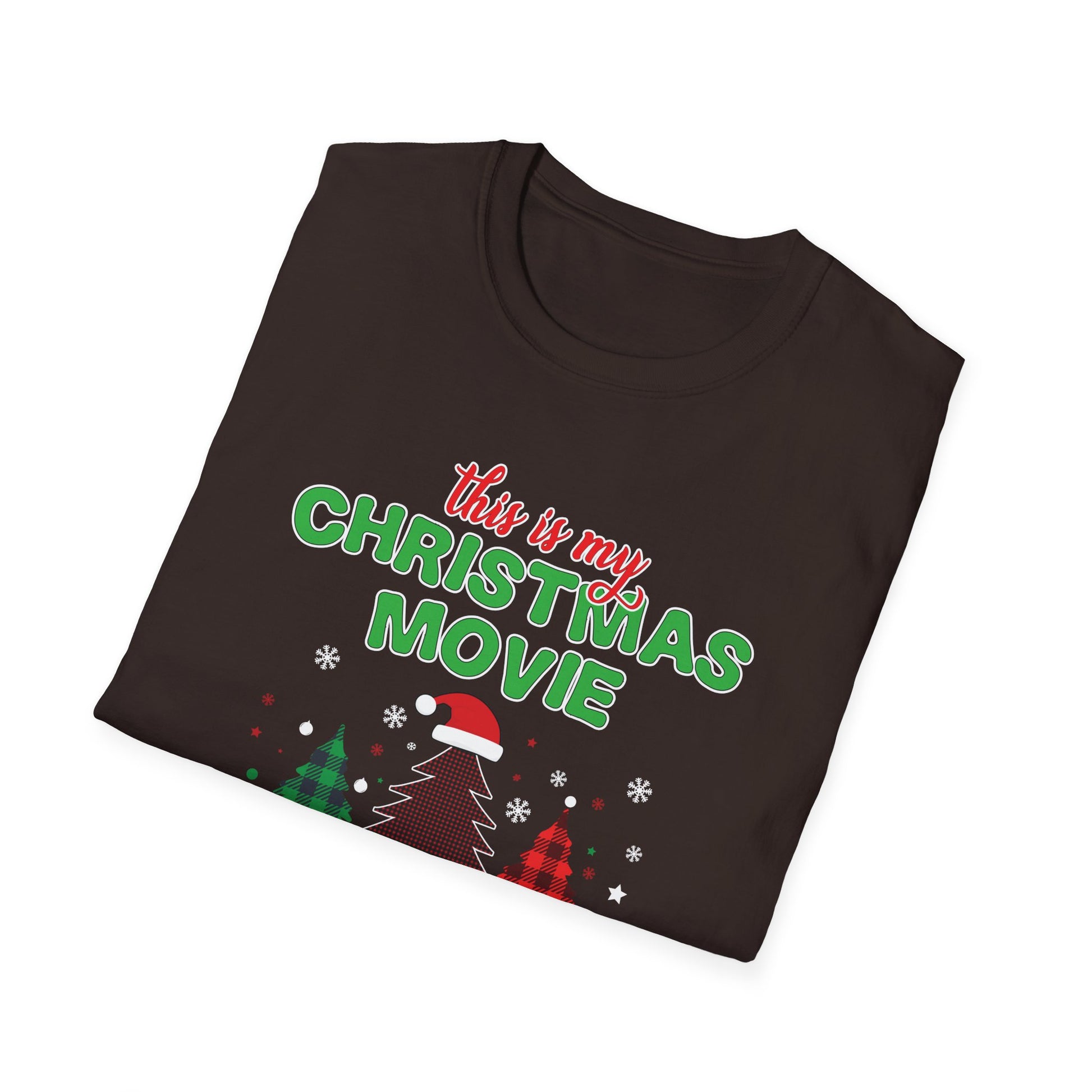 Tapir Christmas Tree Christmas Animal Gifts Unisex Softstyle T-Shirt