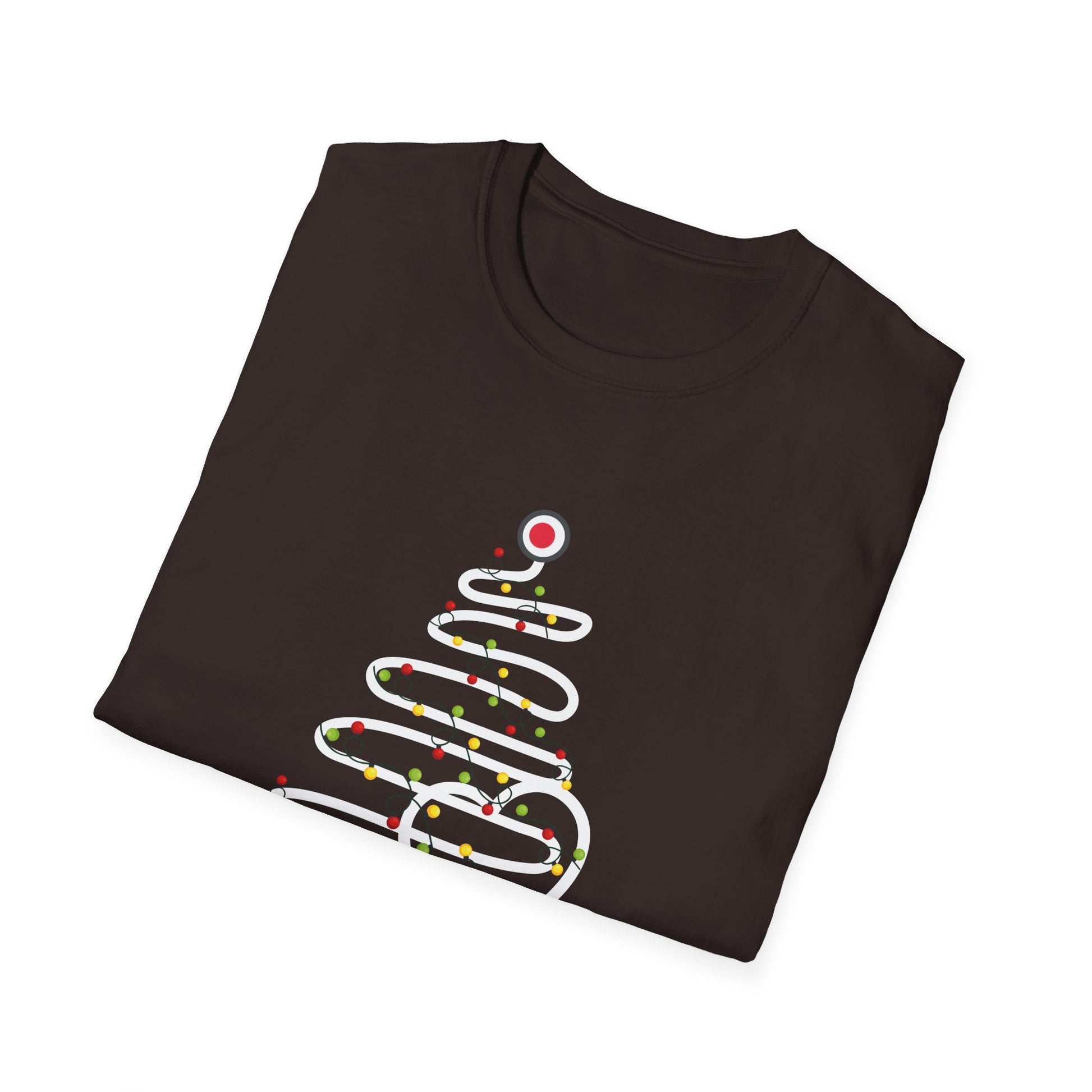Christmas Tree Lights T-Shirt — Merry Christmas Holiday Tee