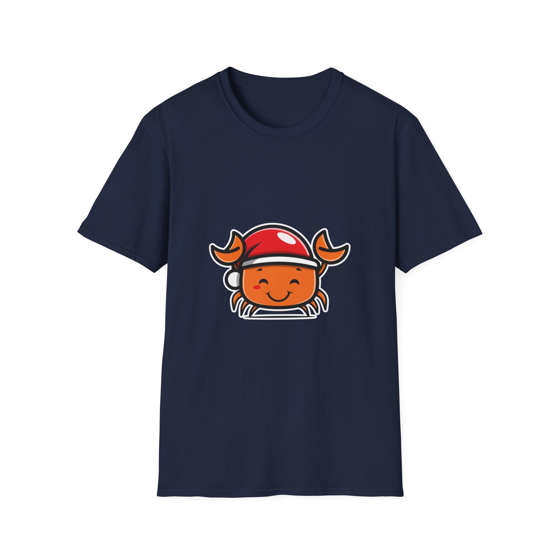 Christmas Crab Santa Hat Ugly Christmas Sweater Unisex T-Shirt
