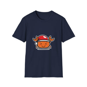 Christmas Crab Santa Hat Ugly Christmas Sweater Unisex T-Shirt