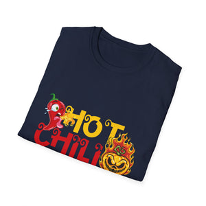 hot chili powder halloween costume matching halloween TeeUnisex Softstyle T-Shirt