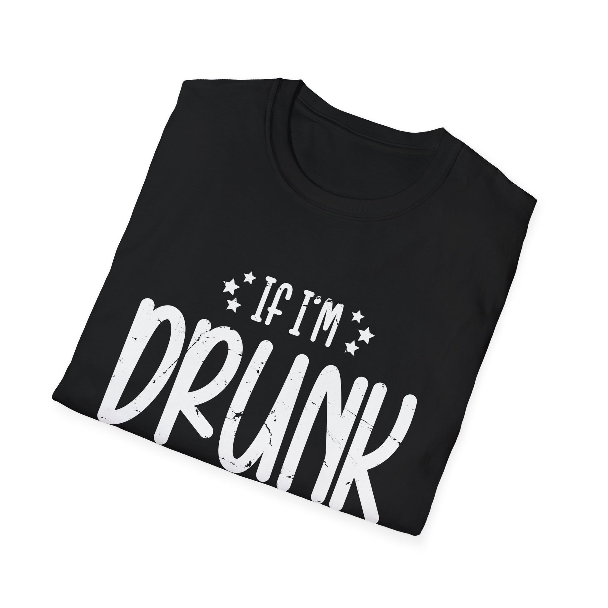 If I'm Drunk Blame Them Funny Matching Best Friend _ Family Unisex T-Shirt