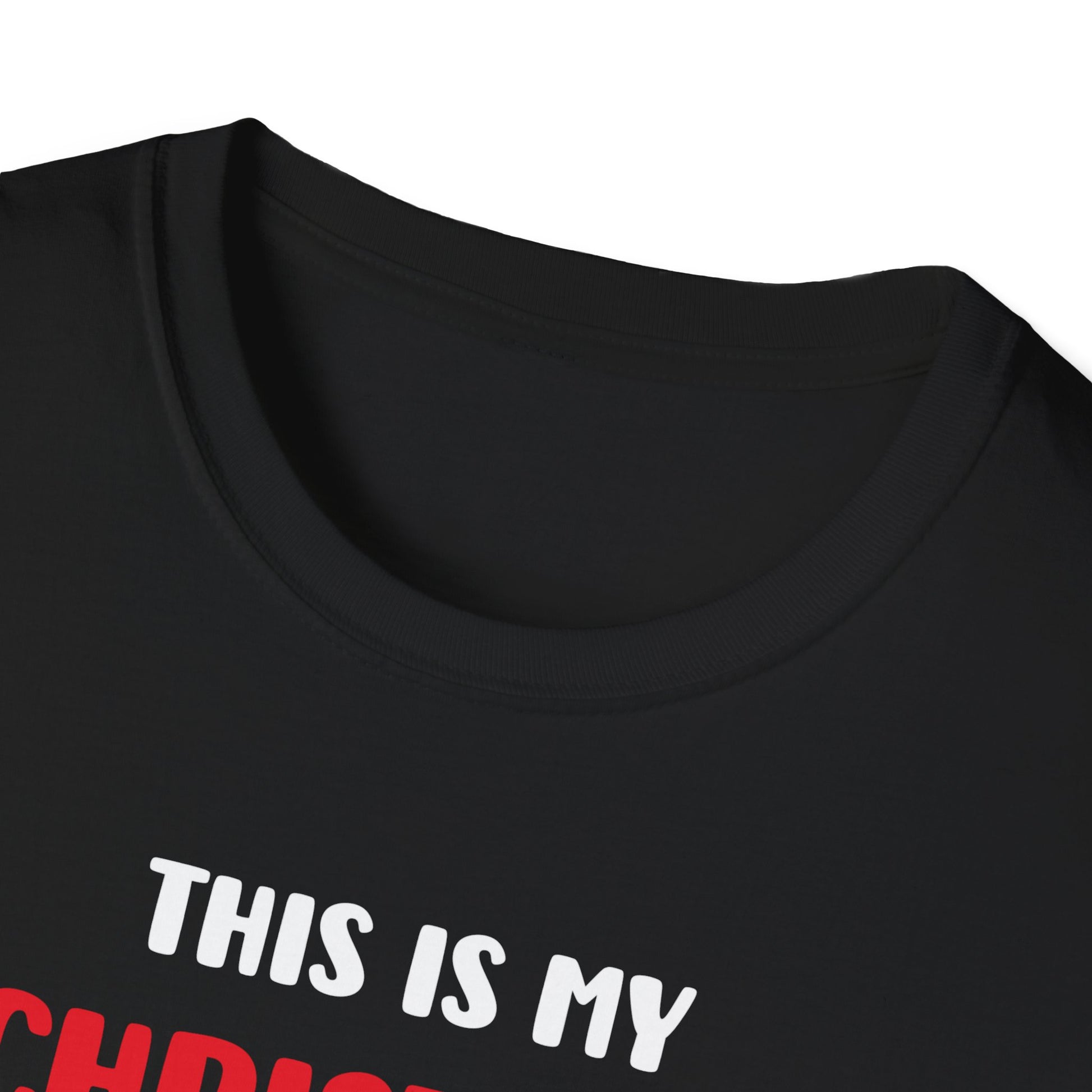 Christmas Movie Watching T-Shirt — Santa Relaxing on Couch Holiday Tee