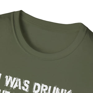 T-Shirt – “I Was Drunk The Day My Mom Got Out Of Prison” Funny Prison Release Tee