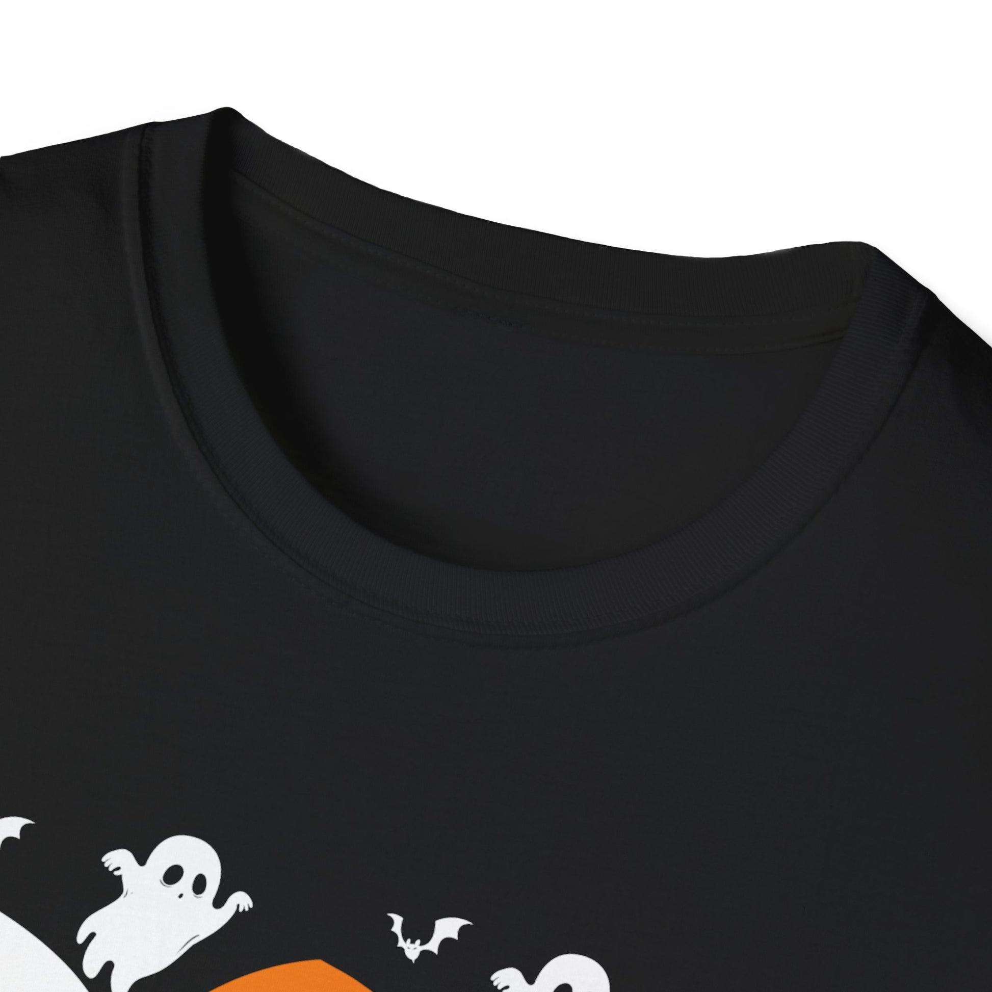 Happy Halloween - Witch Hat _ Spider - Boo - Funny Halloween Tee Unisex Softstyle T-Shirt