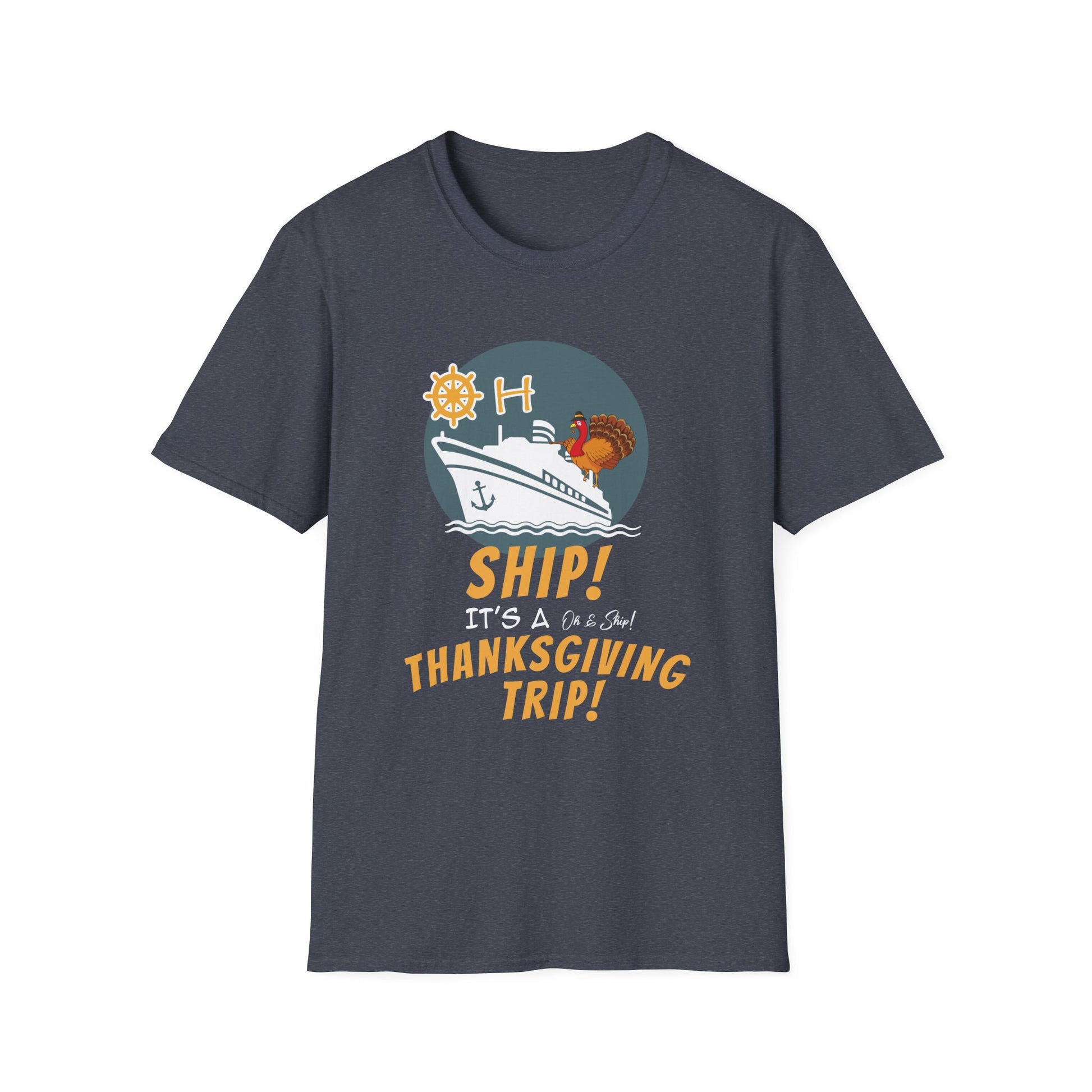 Thanksgiving Cruise T-Shirt - Unisex Softstyle Tee for Holiday Adventures  Unisex T-Shirt