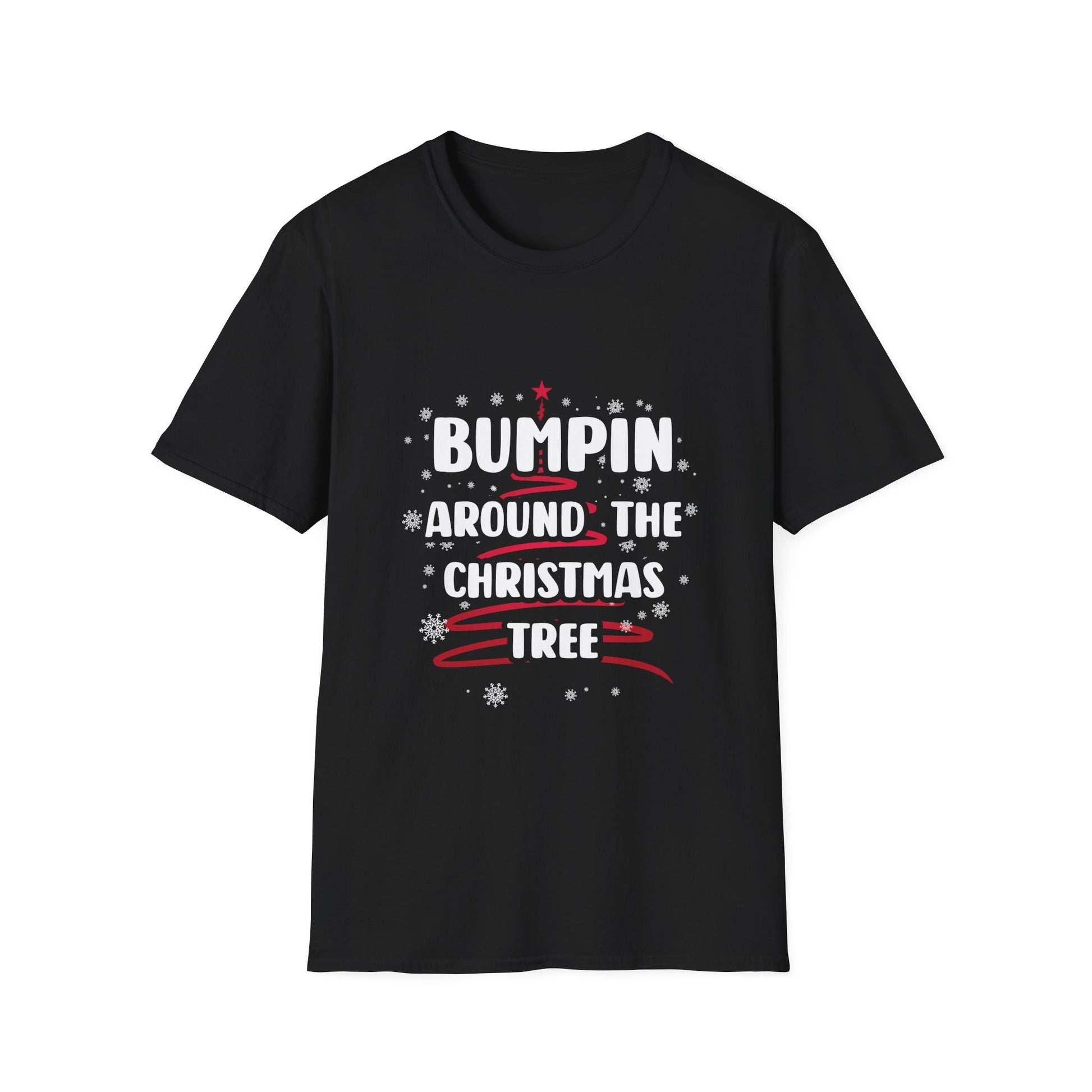 Christmas T-Shirt — "Bumpin' Around the Christmas Tree" Holiday Graphic Tee