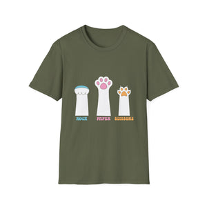 Cat Paws Rock Paper Scissors T-Shirt