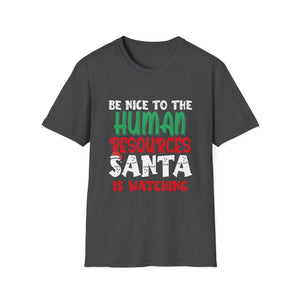 HR Christmas Human Resources Christmas Santa Xmas Ugly Unisex T-Shirt